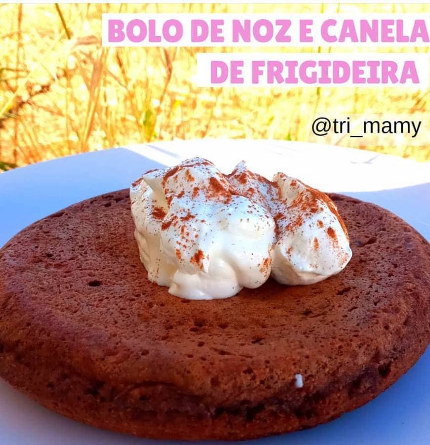 Fashion Bolo de noz e canela de frigideira