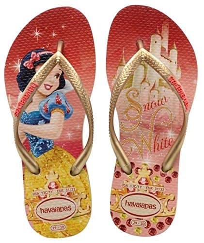 Place Havaianas Slim Princess, Chanclas para Niñas, Beige