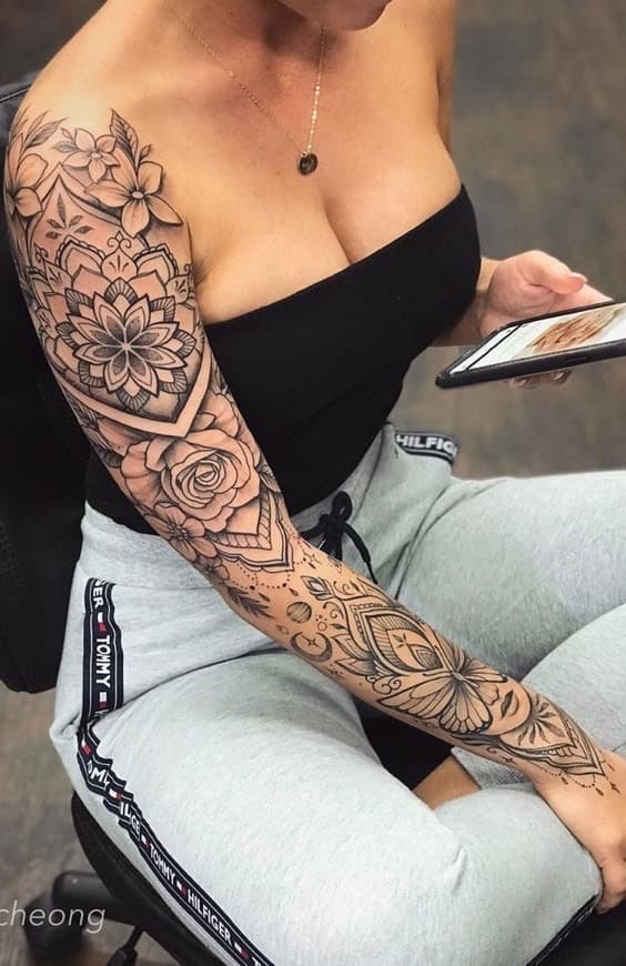 Fashion Braço fechado de Tatuagens