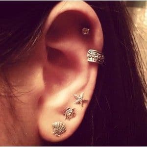 Fashion piercings orelha tumblr - Pesquisa Google | Argola na orelha ...