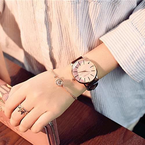 Product GWXFDZ Esfera Poligonal Diseñador Reloj De Vestir para Mujer Reloj De Cuarzo