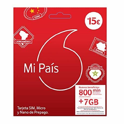 Electronic VODAFONE PREPAGO MI Pais 8 GB