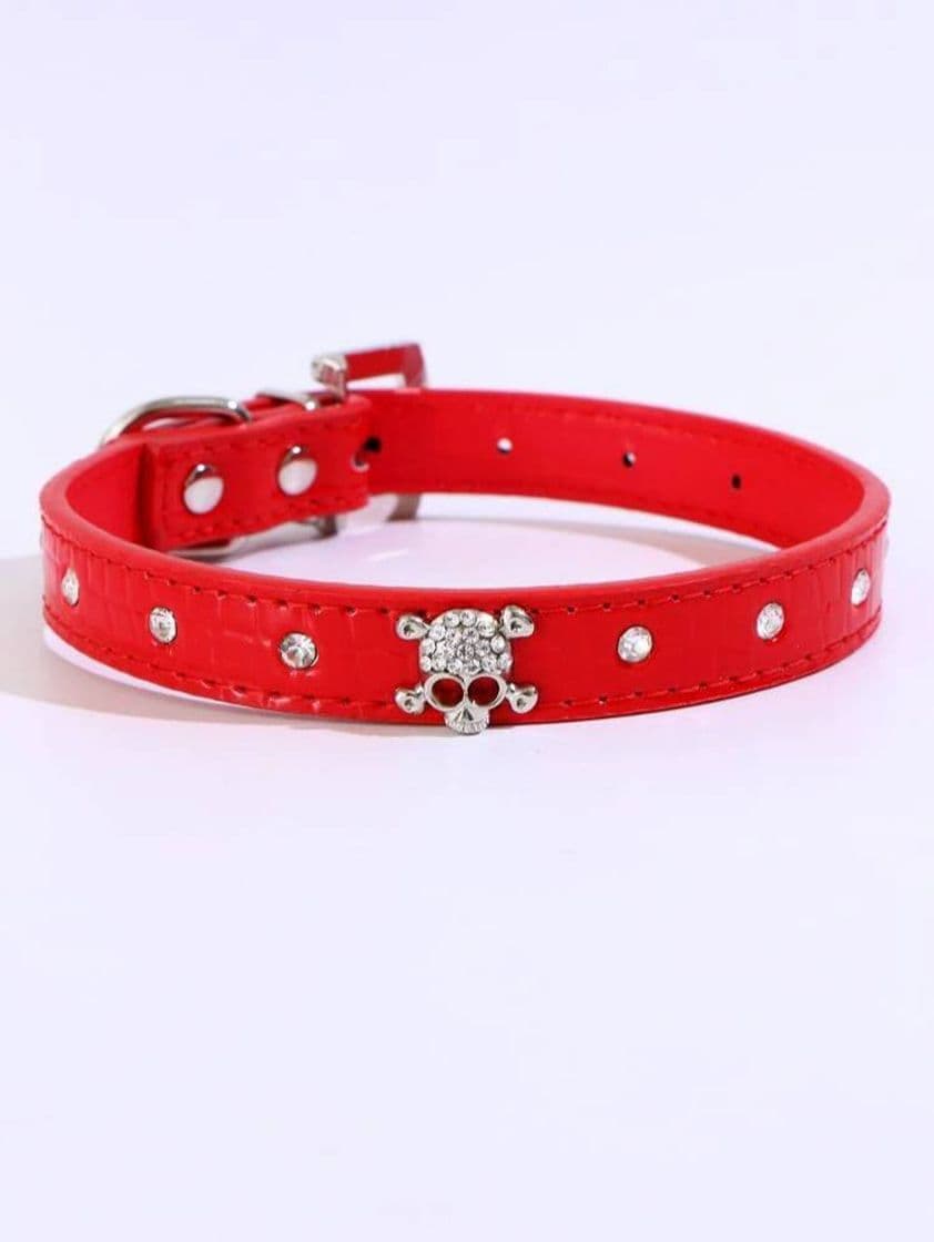 Moda Pieza Collar De Perro Colgante Con Cráneo

