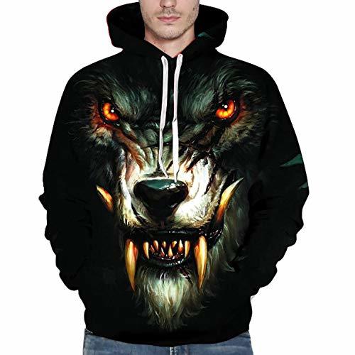 Product LETAMG sudadera Sudaderas con Capucha Unisex Impreso En 3D Sudadera con Capucha