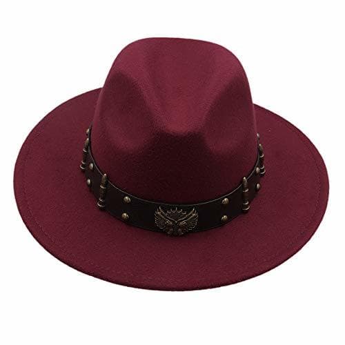 Producto NO BRAND Caja de música 2019 Mujeres Hombres Lana Fedora Sombrero for