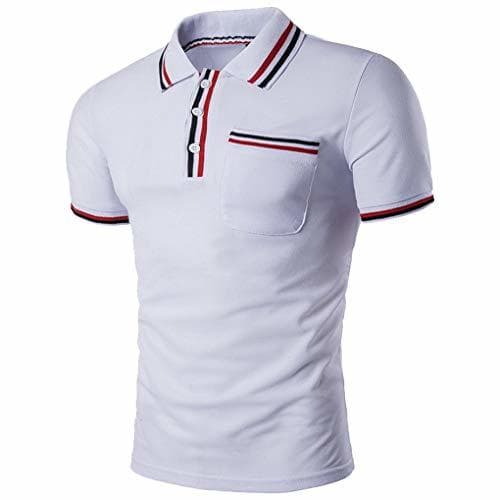 Product Reeseiy Camisa De Polo con Mangas Casual Chic Polos Cortas Y De