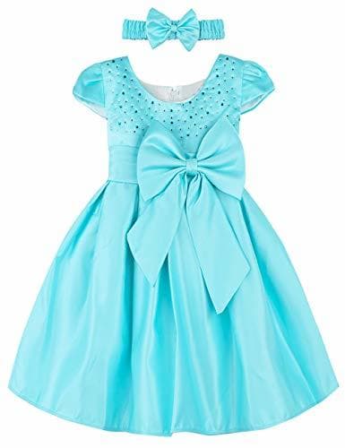 Producto A&J Design Vestido Boda Niña Vestido de Princesa Fiesta Infantil Elegante Bautizo