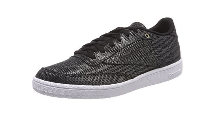 Producto Reebok Club C 85 Metallic Mesh, Zapatillas de Tenis para Mujer, Negro