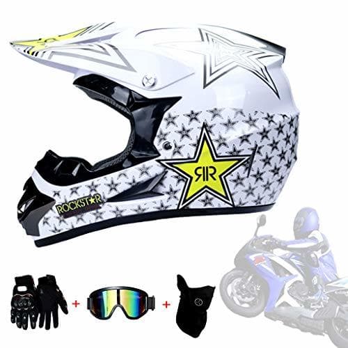 Place AMINSHAP Full Face Off Road Casco De Motocross Quad Crash Helmet ECE