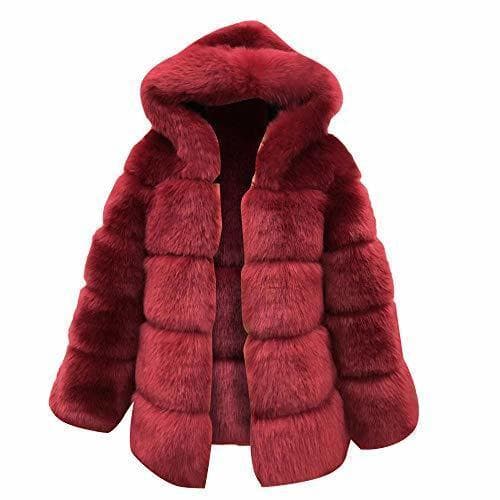 Fashion Vectry Rebajas Mujer Abrigo De Peluche Sintético Sudadera con Capucha Sudadera De