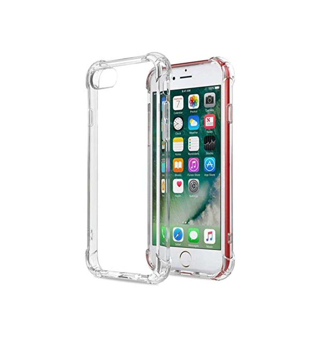 Producto Funda iPhone 7 iPhone 8 HUSHCO Carcasa Ligera Delgada Silicona Suave TPU