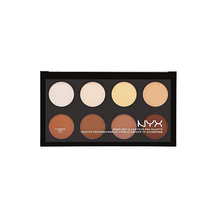 Beauty NYX Professional Makeup Paleta de contouring Highlight & Contour Pro Palette