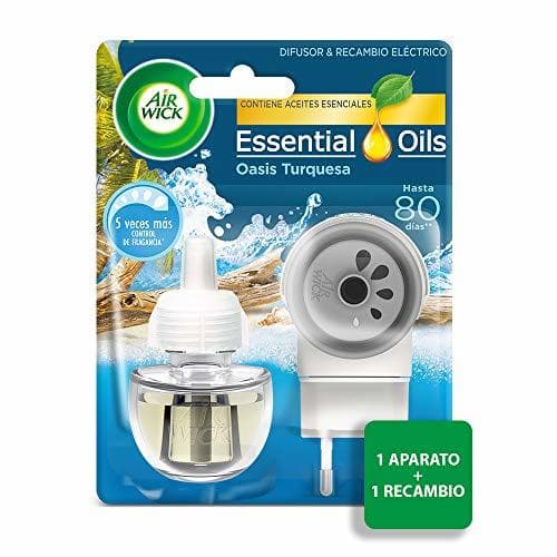 Home Air Wick Ambientador Eléctrico Completo Life Scents Oasis Turquesa 10%