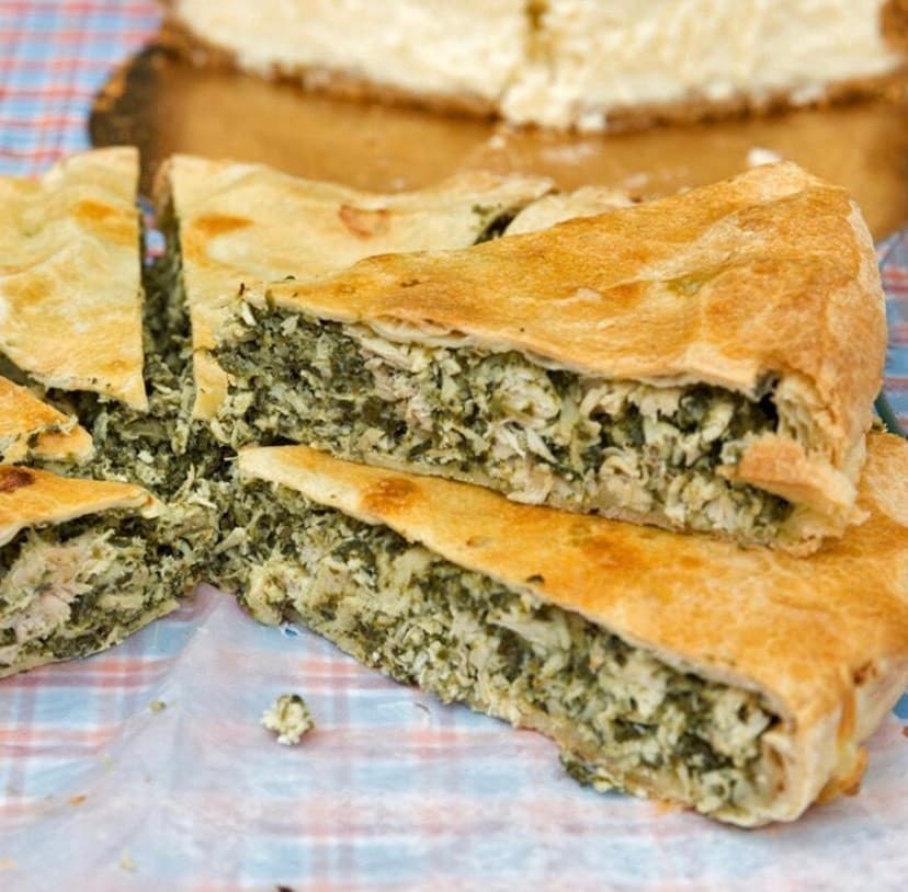 Moda Quiche de frango e espinafres 