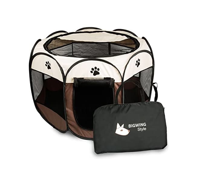 Product BIGWING Style Parque Mascota de Juego Entrenamiento Dormitor