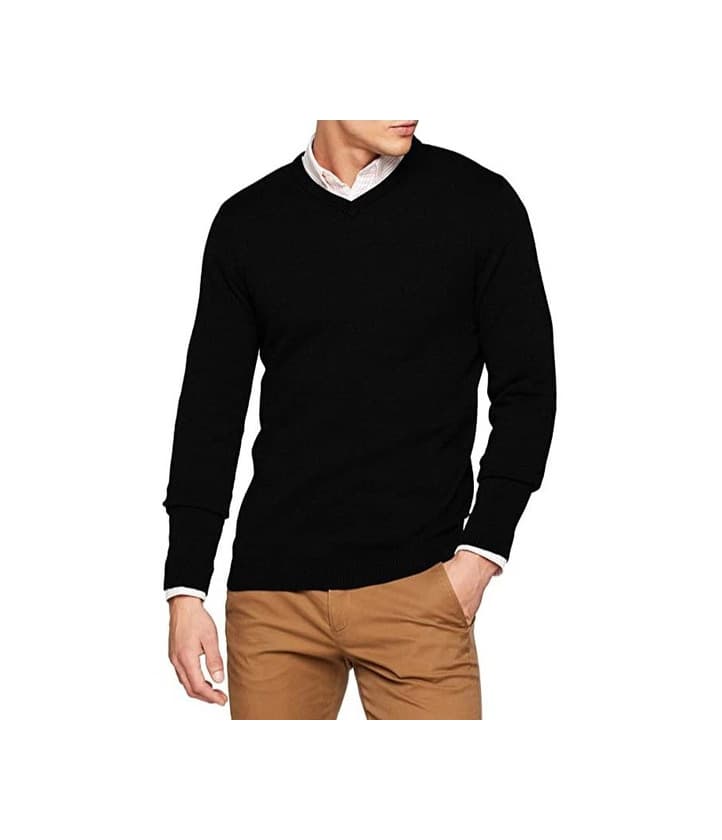 Producto JACK & JONES Jjebasic Knit V-Neck Noos suéter, Negro