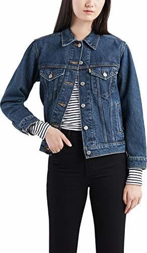 Product Levi's ® Ex-Boyfriend Trucker Peanuts W Chaqueta vaquera snooping