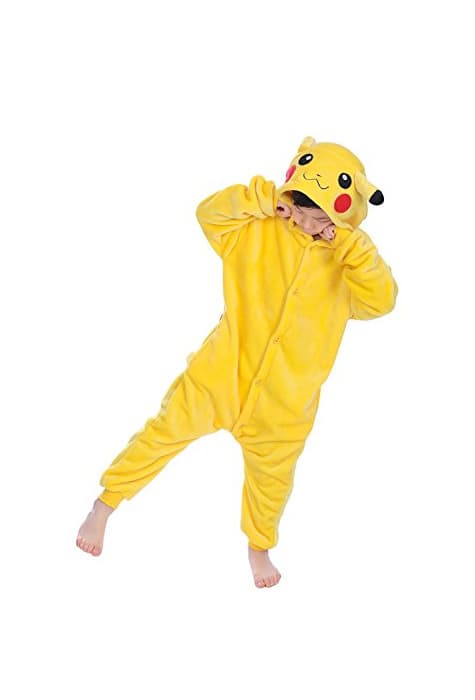 Moda Dolamen Niños Unisexo Onesies Kigurumi Pijamas, Niña Traje Disfraz Animal Pyjamas, Ropa