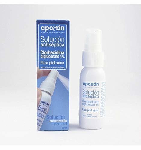 Product APOSAN CLORHEXIDINA DIGLUCONATO 1% SOLUCION ANTISEPTICA PIEL SANA PULVERIZADOR 30 ML