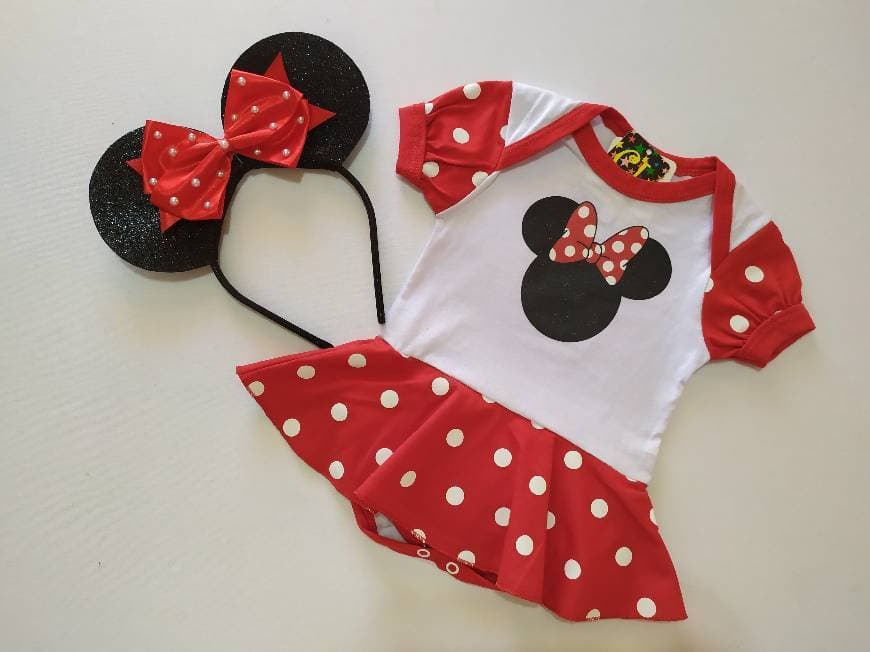 Fashion Body Fantasia Minnie Para Bebês