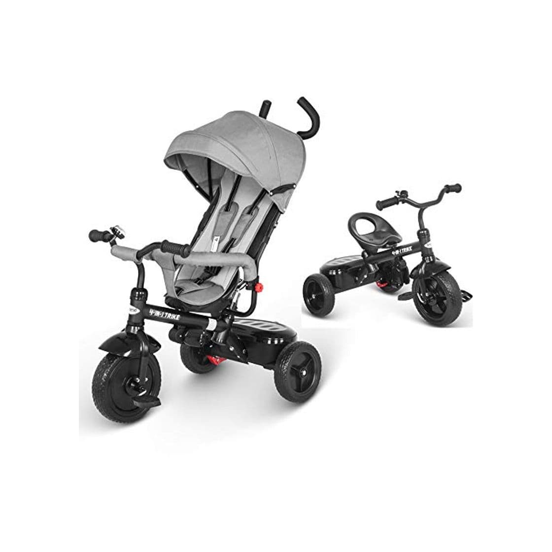 Producto besrey Triciclo Bebé, Triciclo Evolutivo 4 En 1 Trike Bicicleta para Bebe