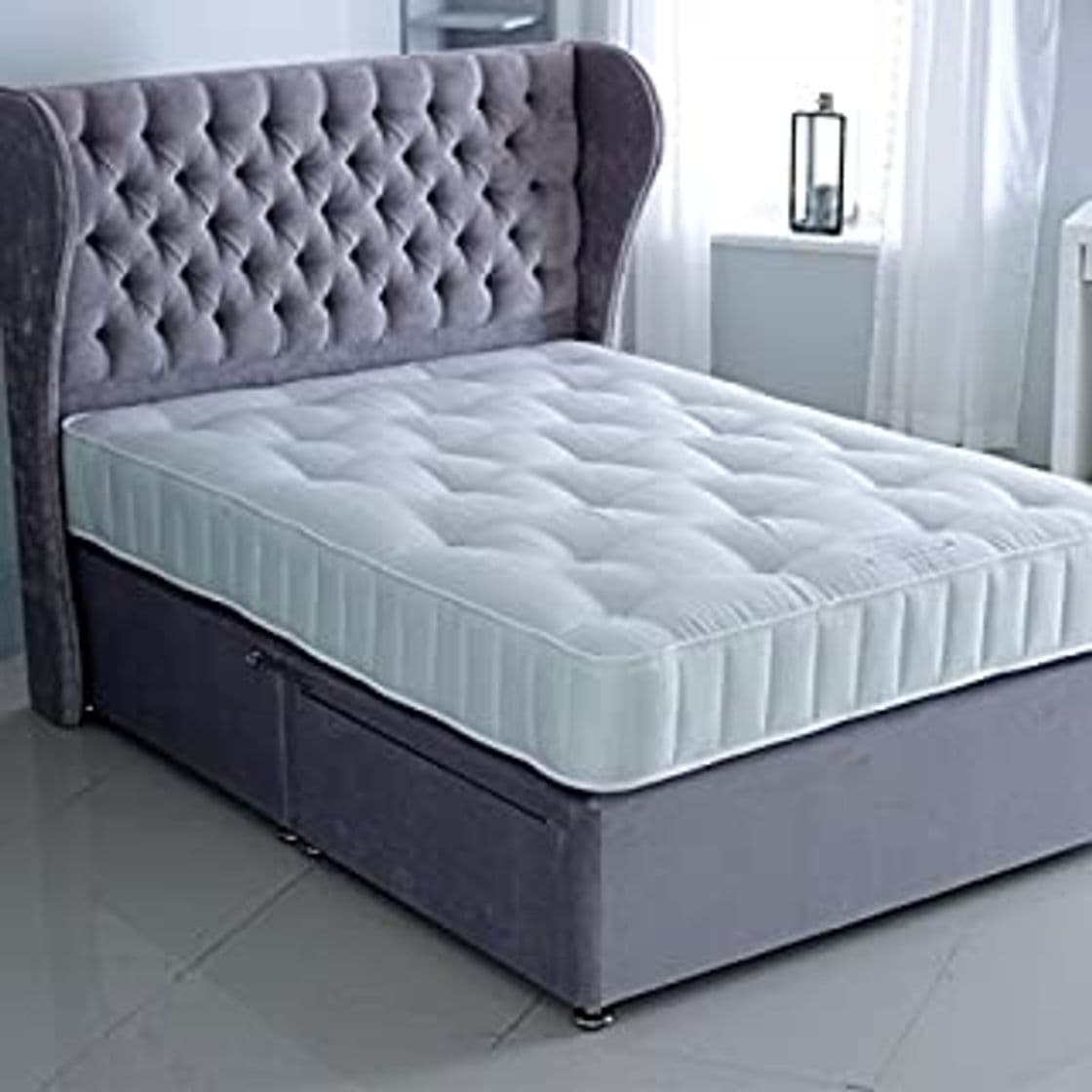 Producto The Luxury Bed Co. Sapphire Cama con cabecero de Cama – Lujoso y Resistente – Living