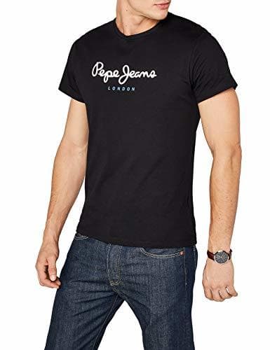 Producto Pepe Jeans Eggo, Camiseta Para Hombre, Negro