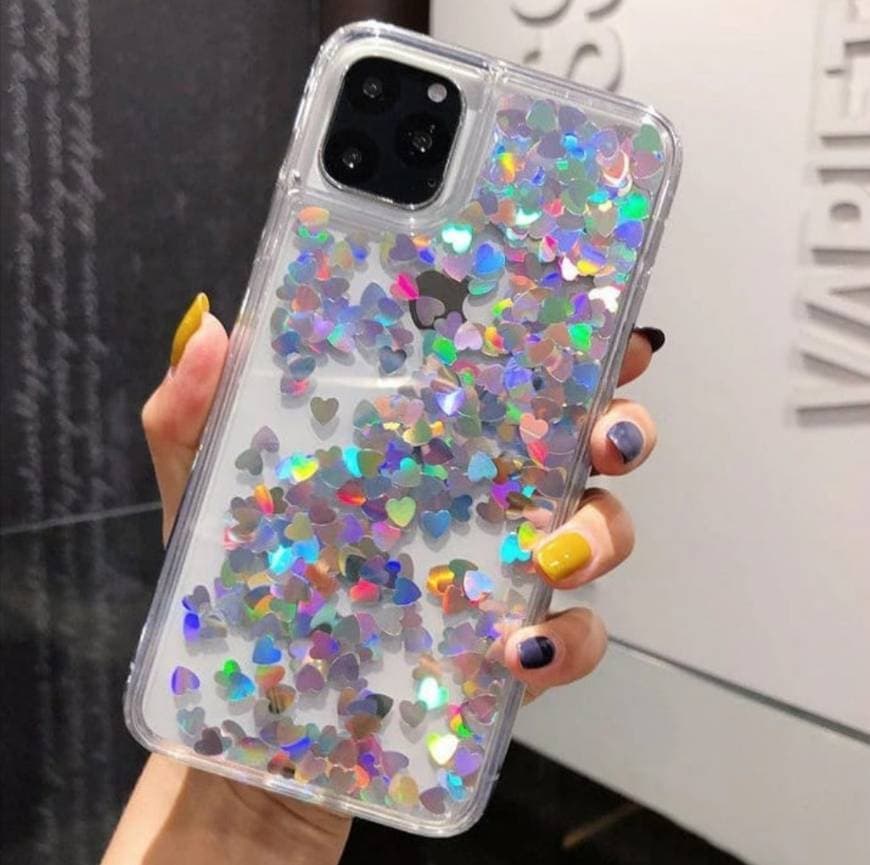 Producto Glitter hearts phone case💖