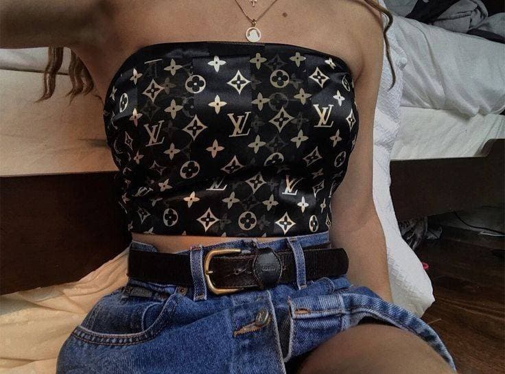 Moda LV tube top🖤