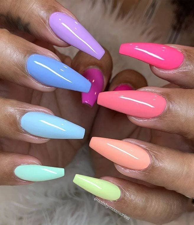 Moda Rainbow nails🌈