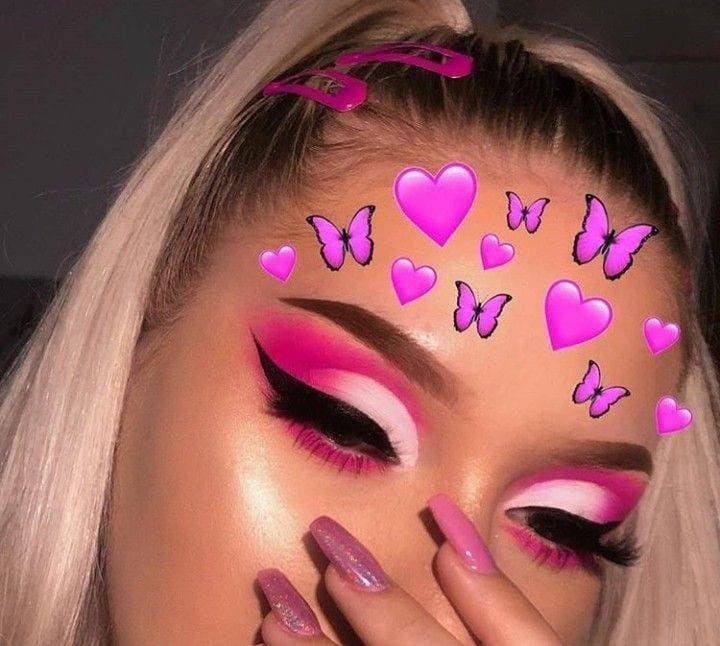 Moda Pink makeup🌸