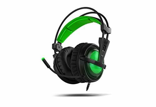 Electronic BG Xonar-X6 Binaural Diadema Negro, Verde - Auriculares con micrófono (Consola de