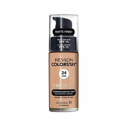 Product Revlon Colorstay 24H, Base de maquillaje para rostro, para cutis mixto/graso, con