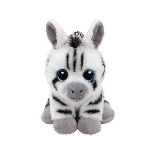 Producto TY - Beanie Babies Stripes, peluche zebra, 15 cm