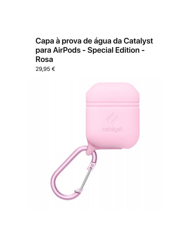 Product Capa à prova de água da Catalyst para Airpods 