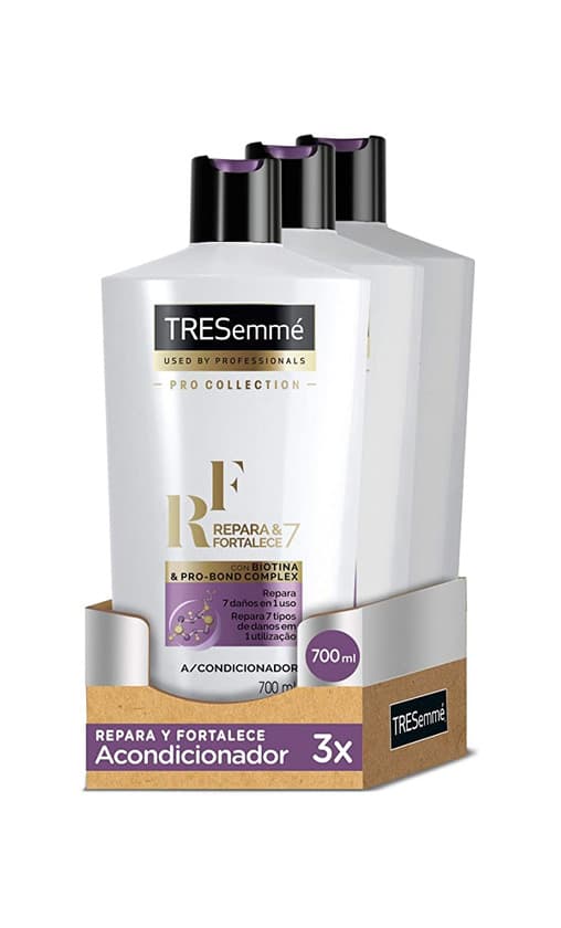 Producto TRESemmé Champú Repara y Fortalece - Paquete de 3 x 700 ml