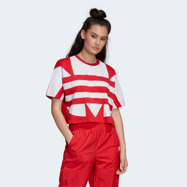 Fashion adidas Large Logo Tee - Red | adidas US