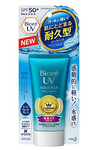 Belleza Biore - Crema solar UV Aqua / SPF 50 + / PA