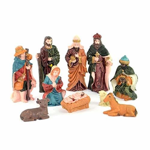 Product SHATCHI Holy - Juego de 10 figuras movibles para decoración de cuna