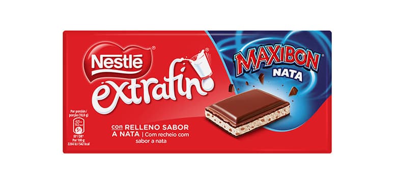 Producto Tabletas de Chocolate Nestlé Extrafino Maxibon