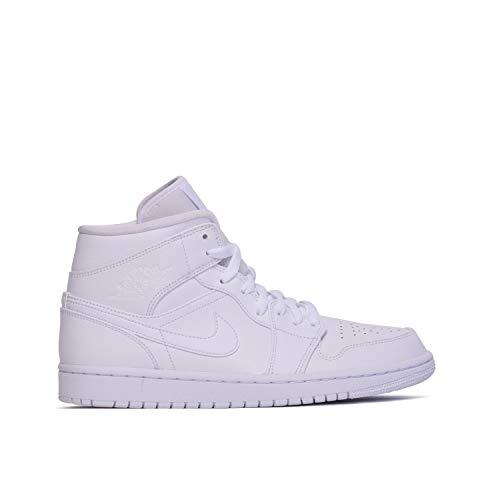 Product Nike Air Jordan 1 Mid, Zapatos de Baloncesto para Hombre, Blanco