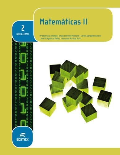 Book Matemáticas II 2º Bachillerato