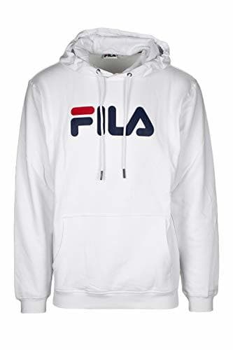 Moda Fila Sudadera Blanca Unisex M V