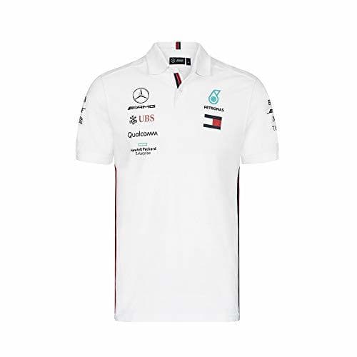 Product Mercedes AMG Petronas Motorsport 2019 F1™ Mens Polo Shirt White XL