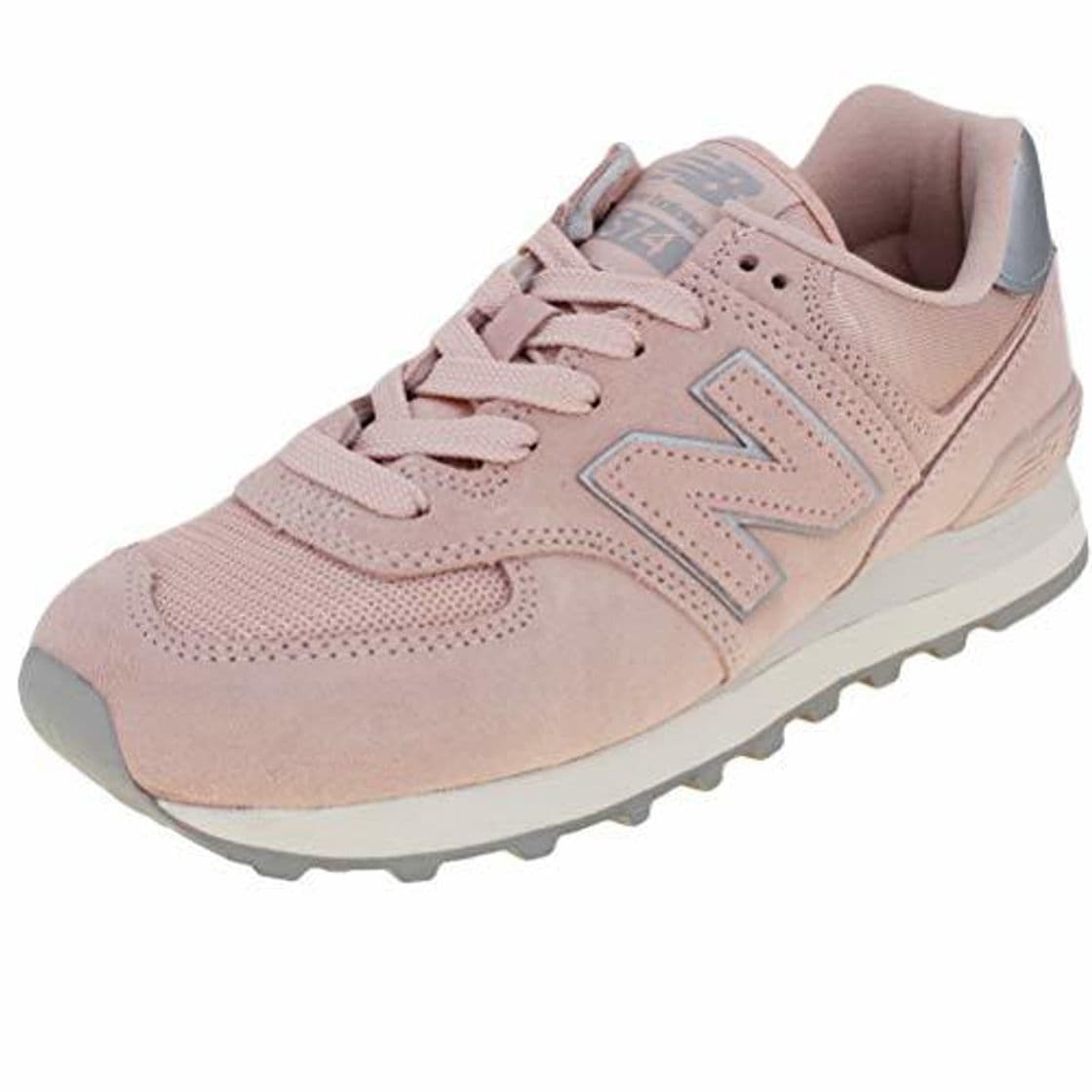 Fashion New Balance 574 Sateen Tab, Zapatillas para Mujer, Rosa