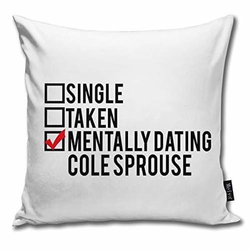 Place BLUETOP Mentally Dating Cole Sprouse Pillow Cover