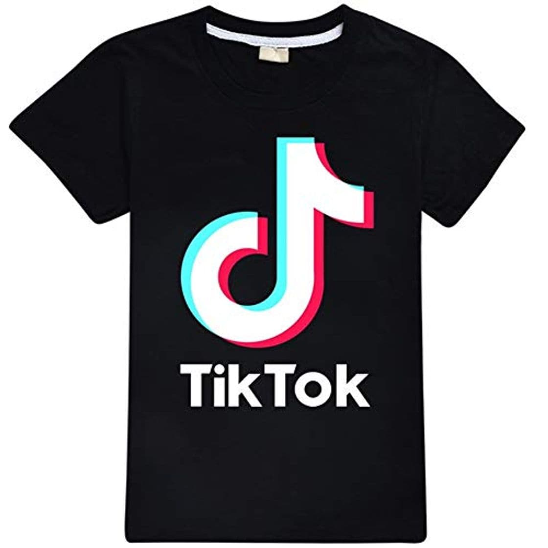 Fashion Camiseta de algodón suave TIK Tok, unisex, para niños, ropa de verano