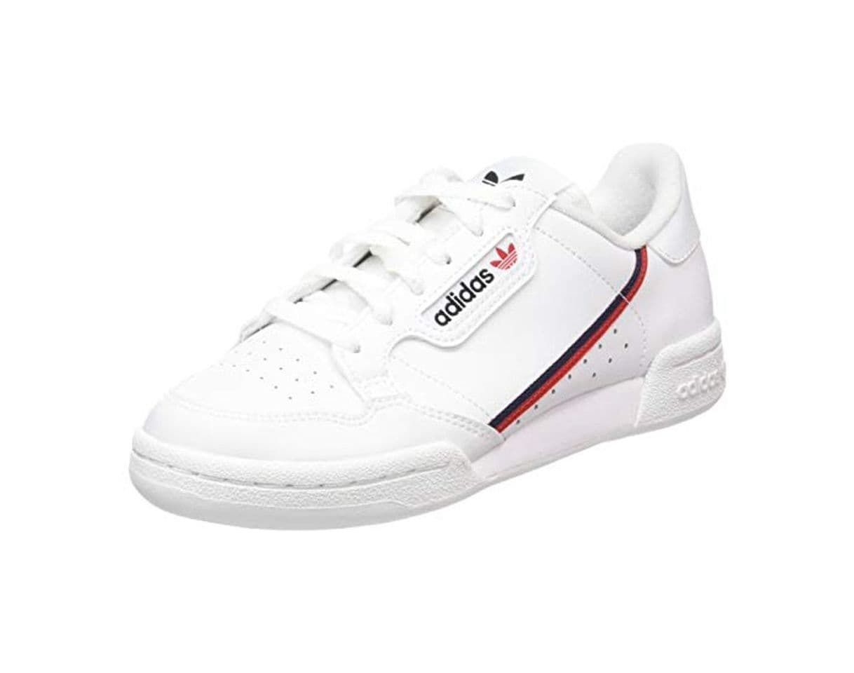 Fashion Adidas Continental 80 J, Zapatillas de Deporte Unisex-Child, Blanco