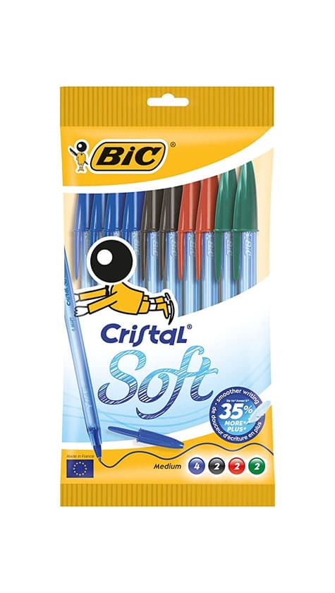 Product BIC Cristal Soft bolígrafos punta media