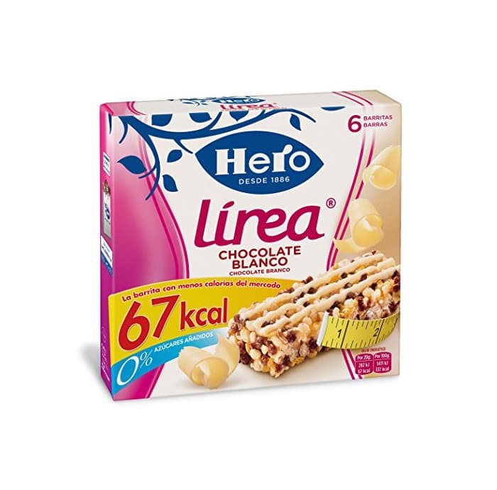 Producto Hero Línea Barritas de Cereales Integrales con Chocolate Blanco con Solo 67